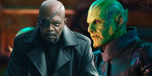 Nick Fury and Skrull